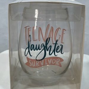 Prima Design “Teenage Daughter Survivor” Wine Glass